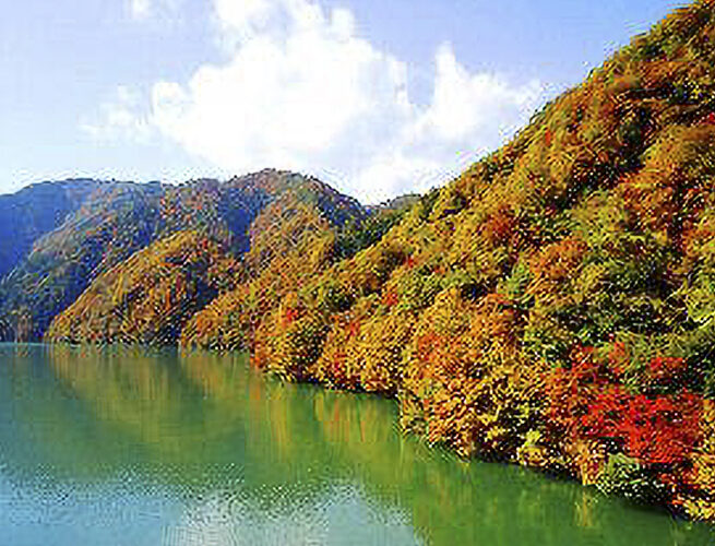 天竜川渓谷（羽衣崎）（天龍村）