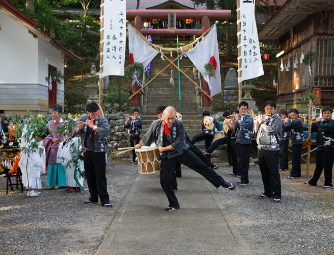 満嶋神社秋祭り（天龍村）