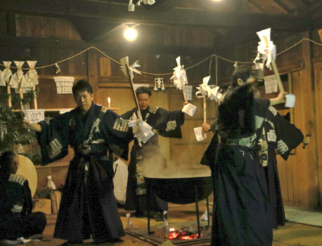 大河内池大神社例祭（天龍村）